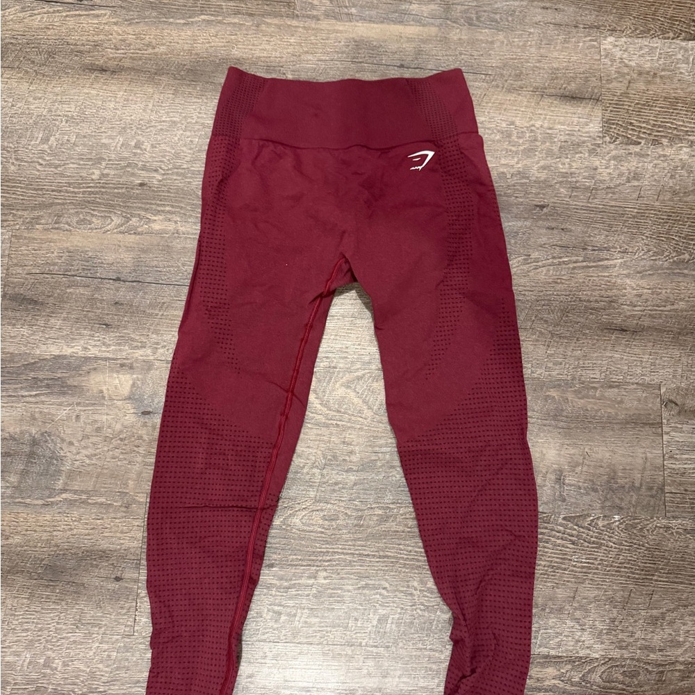 Gymshark Burgundy Leggings